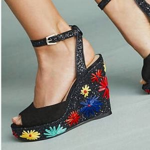 Botkier Jessie Floral Wedges